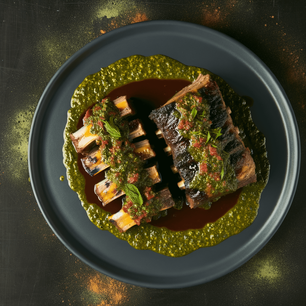 Argentine Chimichurri Beef Ribs Recipe