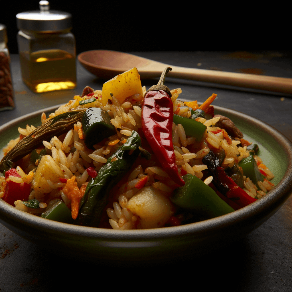 Burkinabe Aromatic Rice With Spiced Vegetables Recipe