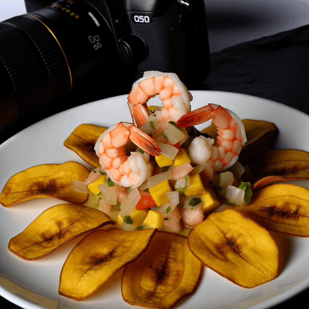 Ecuadorian Shrimp Ceviche With Plantain Chips Recipe