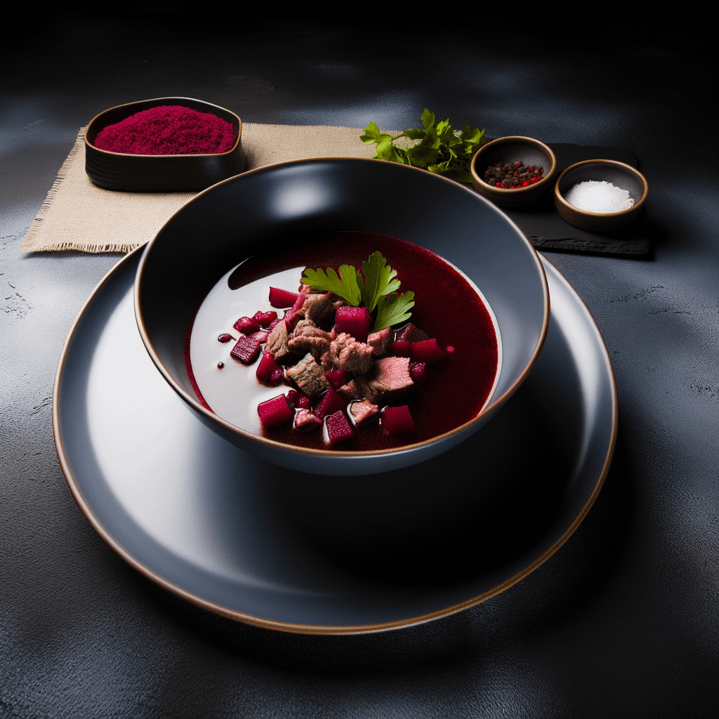 Hearty Russian Beef Borscht Recipe