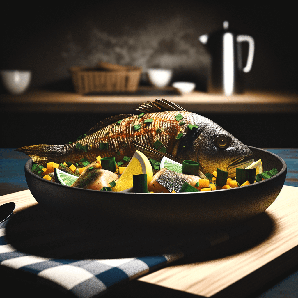 Malawian Chambo Fish With Lemon Herb Infusion Recipe