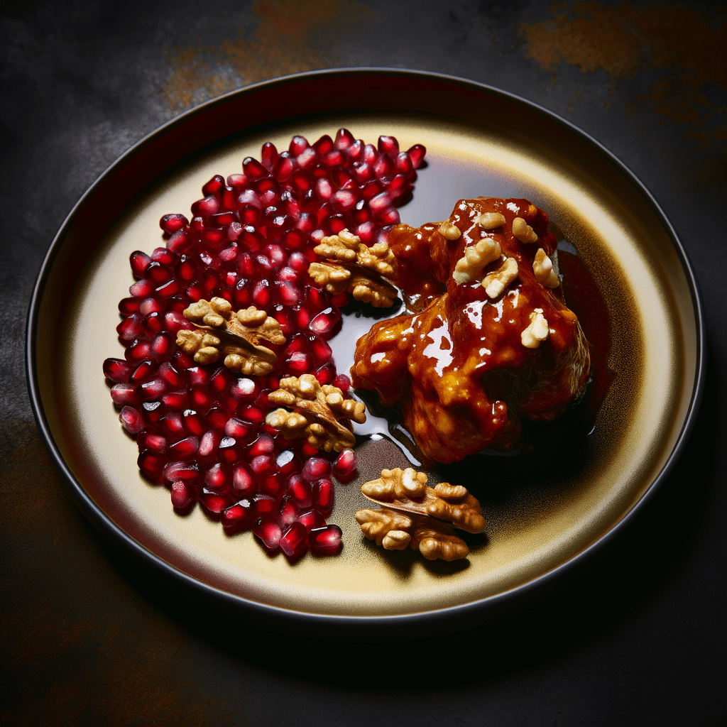 Pomegranate Chicken With Walnuts Recipe