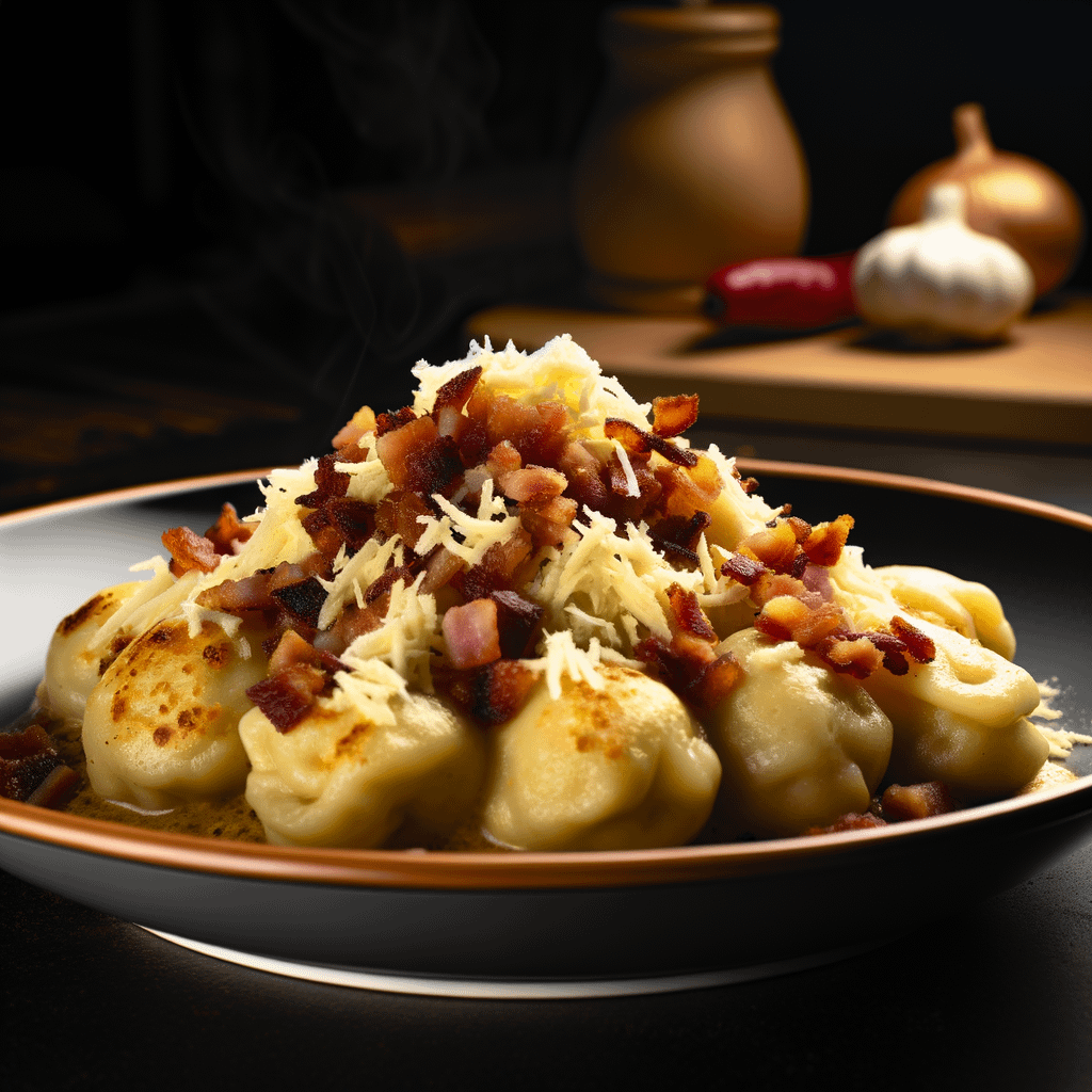 Slovak Potato Dumplings With Bryndza Cheese And Bacon