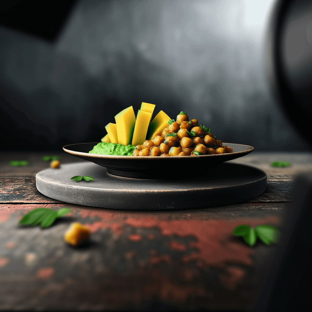 Trinidadian Chickpea And Green Mango Delight Recipe