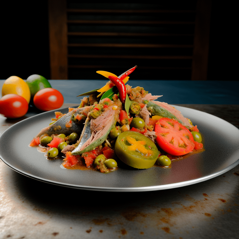 Caribbean Saltfish With Green Fig And Tomato Recipe