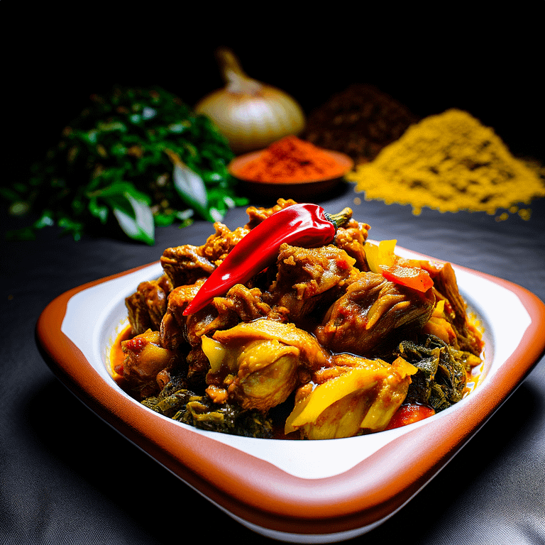 Traditional Ethiopian Doro Wat Chicken Stew Recipe