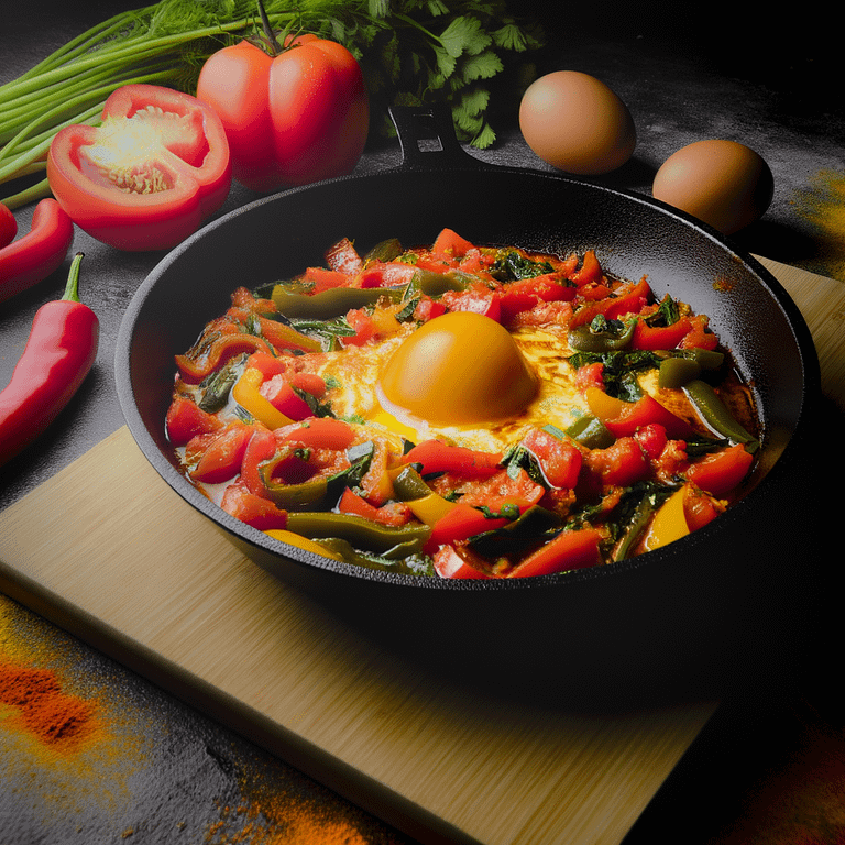 Traditional Israeli Shakshuka Recipe For Two