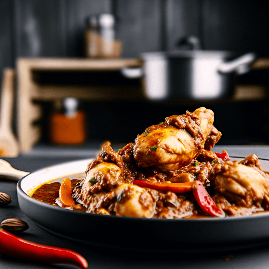 Gabonese Chicken With Palm Nut Sauce Recipe