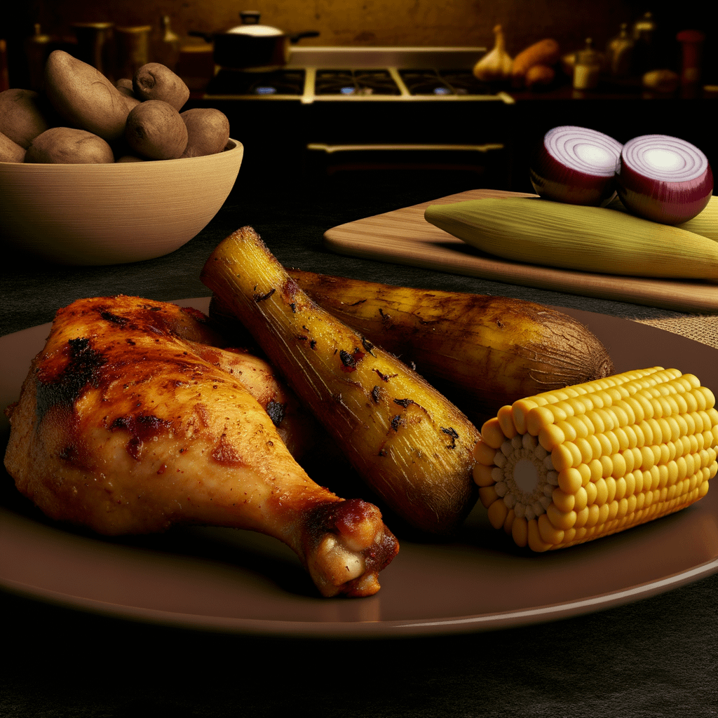 Panamanian Chicken Saute With Yuca And Corn Recipe