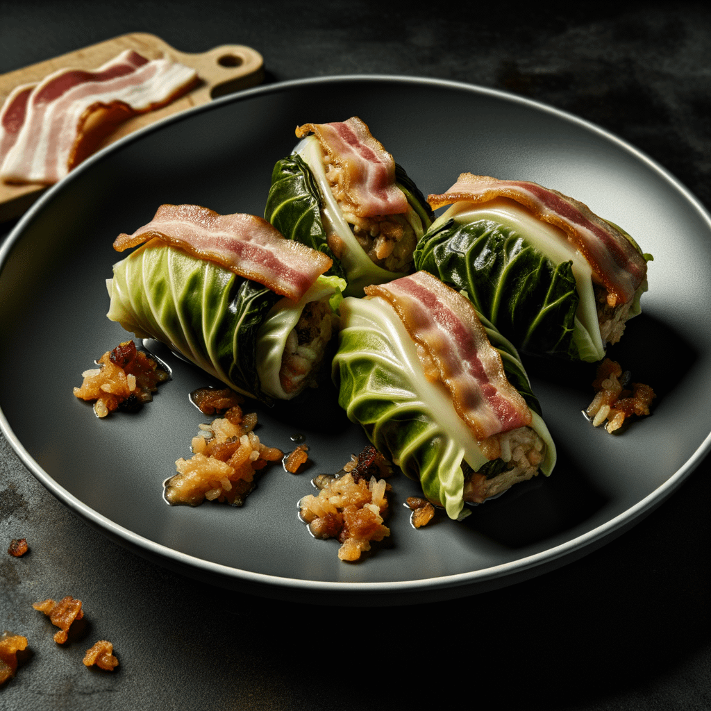 Romanian Cabbage Rolls With Ground Pork And Bacon