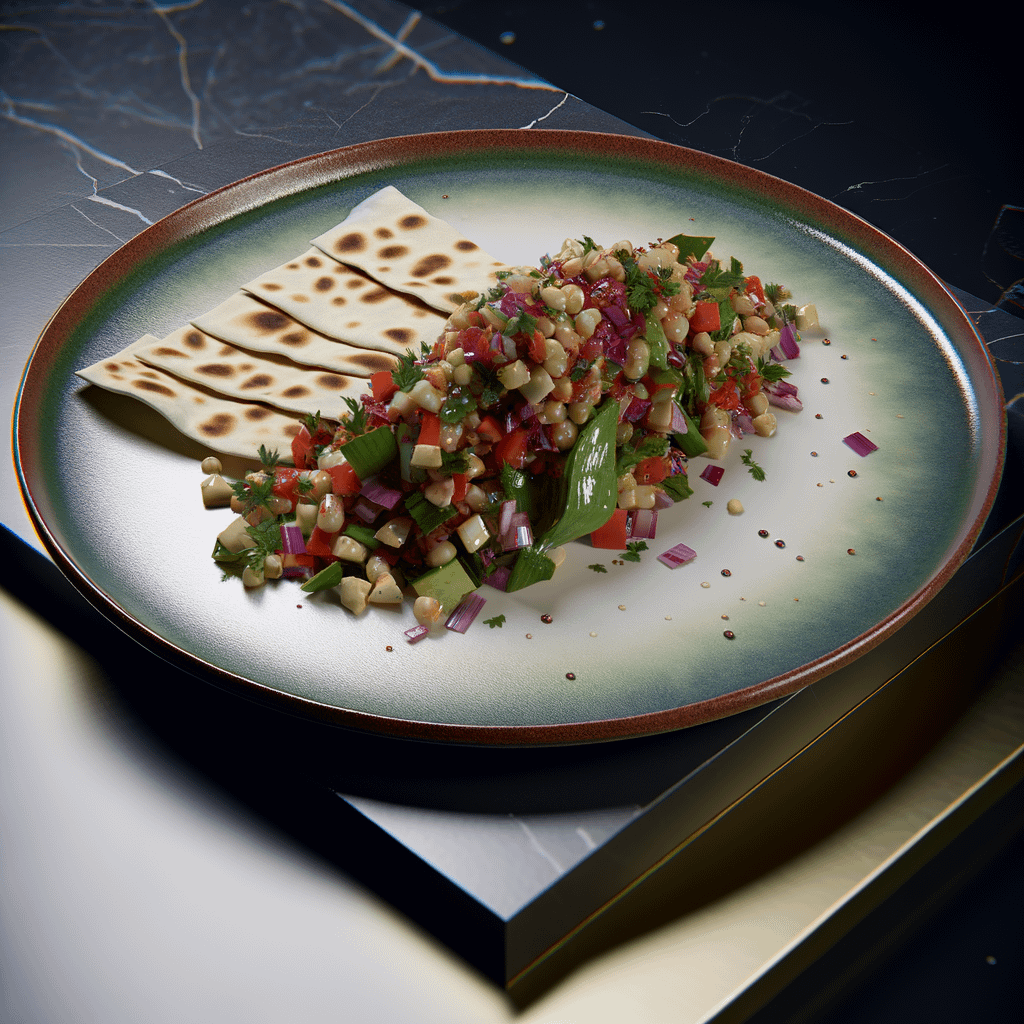 Syrian Sumac Salad With Crispy Pita Recipe