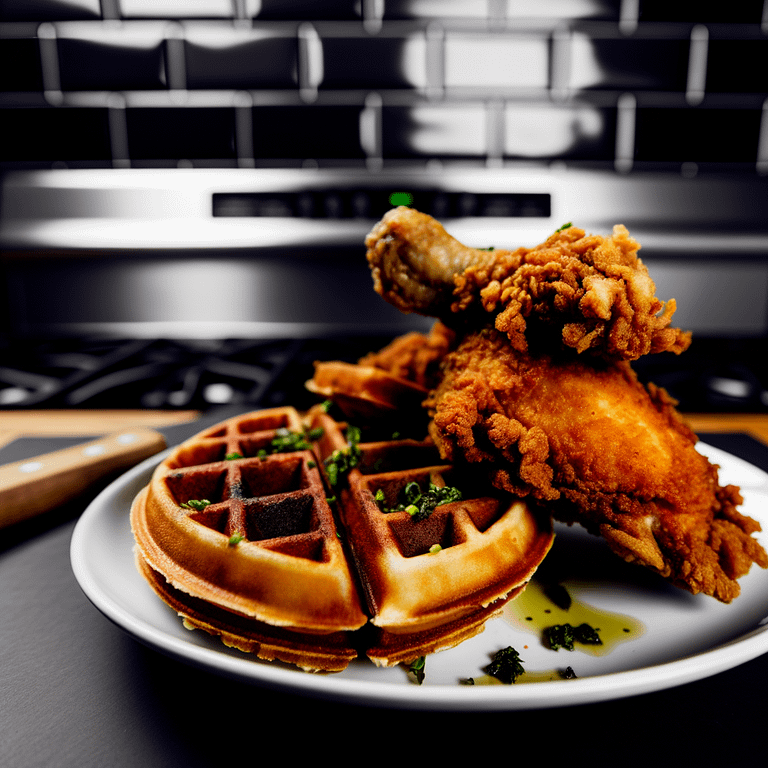 North American Chicken And Waffles Delight Recipe