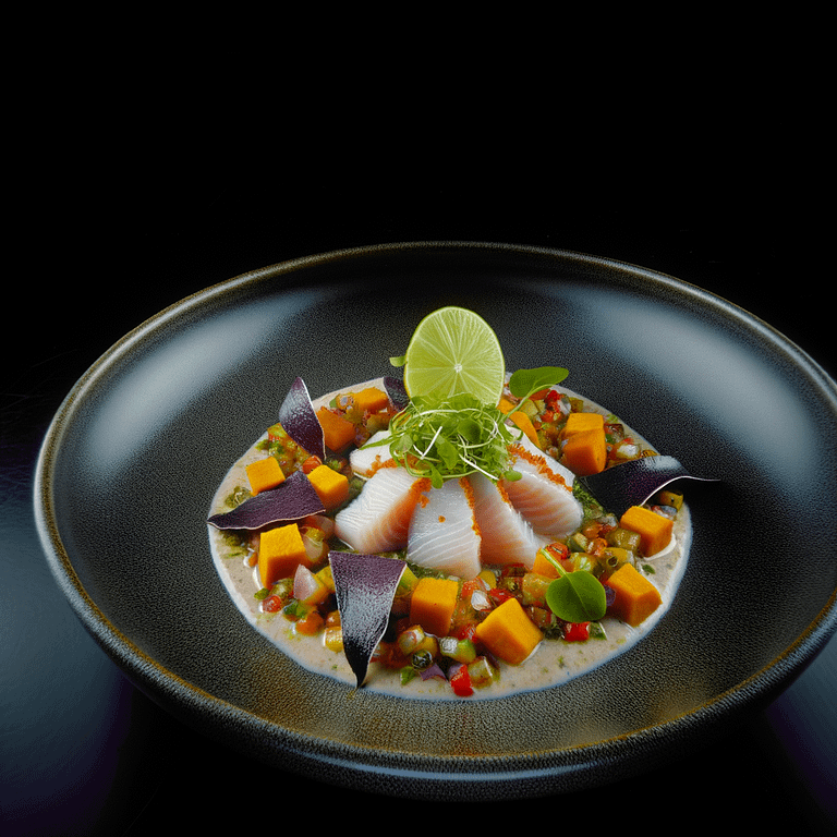 Traditional Peruvian Sea Bass Ceviche Recipe