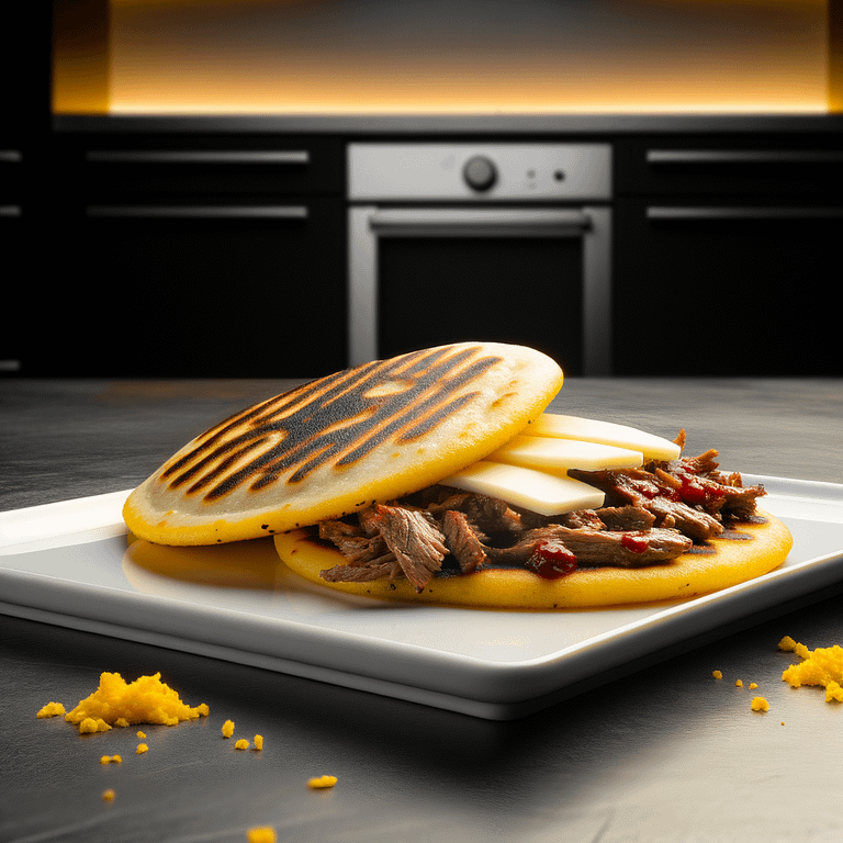 Venezuelan Arepas With Grilled Beef And Cheese Recipe